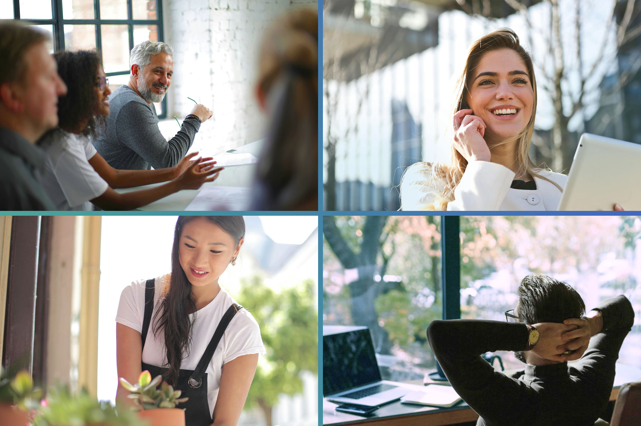 Différents professionnels sereins grâce à une assistance administrative et numérique adaptée à leurs besoins